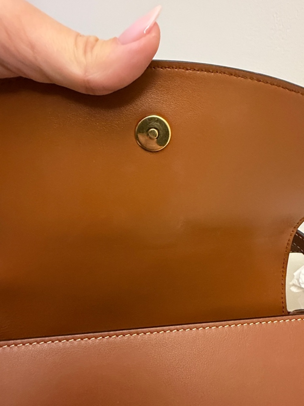 Celine Tabou Leather Handbag - Picture 6 of 10